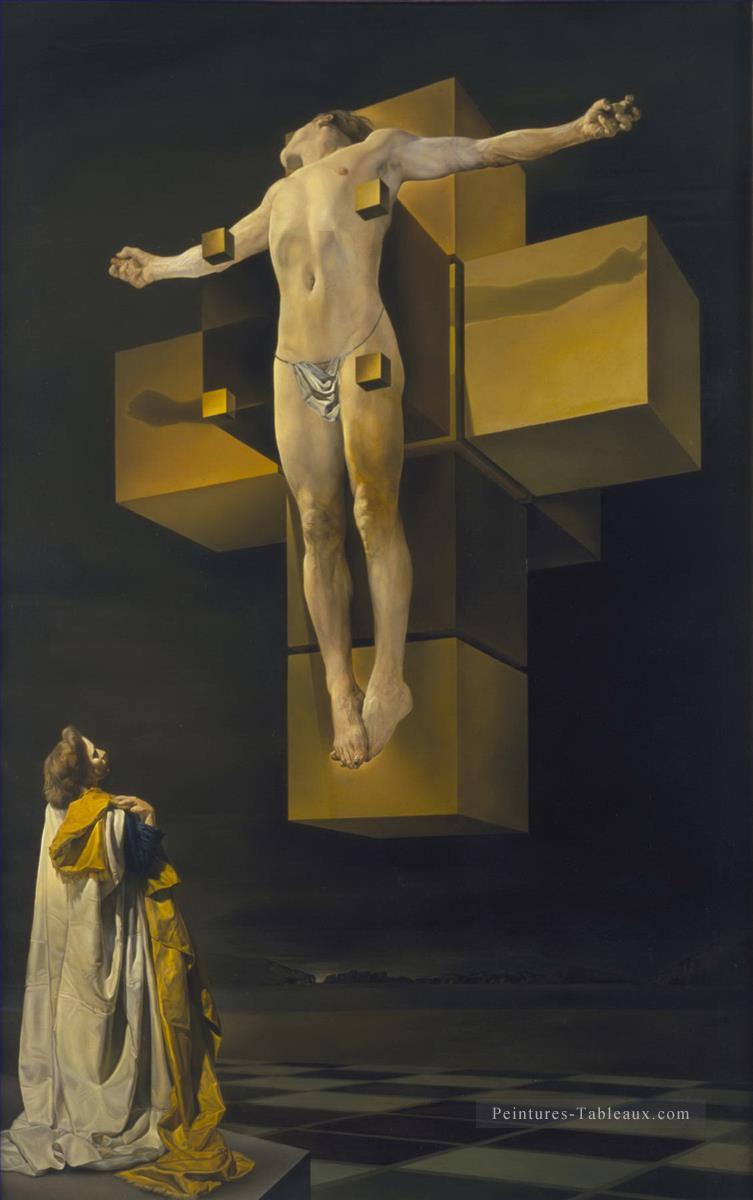 Crucifixion Corpus Hypercubicus Salvador Dali Oil Paintings